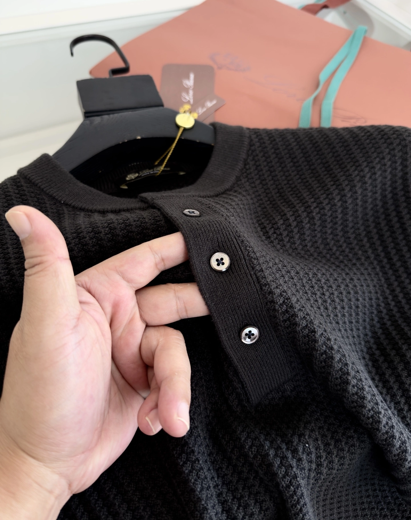 wg.luxury-- 8oro Pi191 Cotton Extrafine Merino Wool 2colour item:E-F409L1975-2H